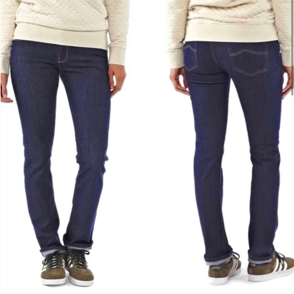 Women’s Patagonia Dark Wash Straight Leg Reg Rise Denim Jeans